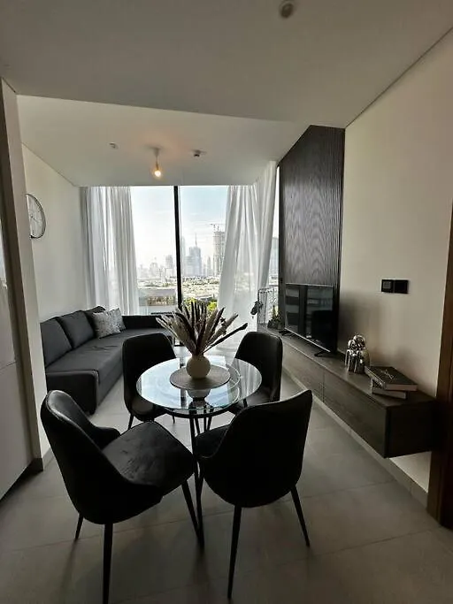 Lägenhet Luxurious 1 Bedroom Burj Khalifa View Dubai Förenade Arabemiraten