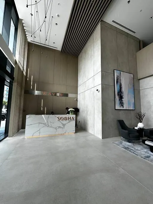 Luxurious 1 Bedroom Burj Khalifa View Dubai Lägenhet