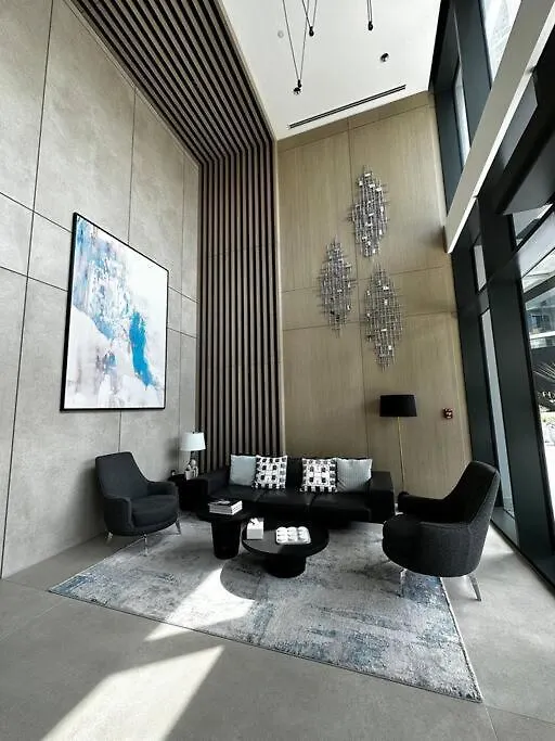 Luxurious 1 Bedroom Burj Khalifa View Dubai Förenade Arabemiraten